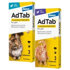 AdTab Elanco Compresse masticabili Antiparassitario orale per gatti