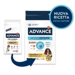 Advance Adult Active Defence Medium/Maxi Salmone e Riso