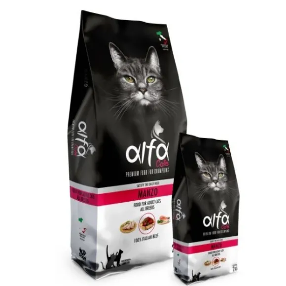 Alfa Premium Cat Food Sterilised Manzo
