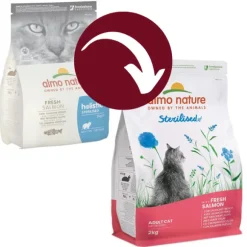 Almo Nature Adult Sterilised Salmone e Riso