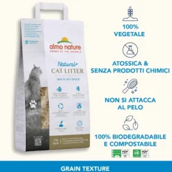 Almo Nature Natural Cat Litter Grain Texture lettiera vegetale