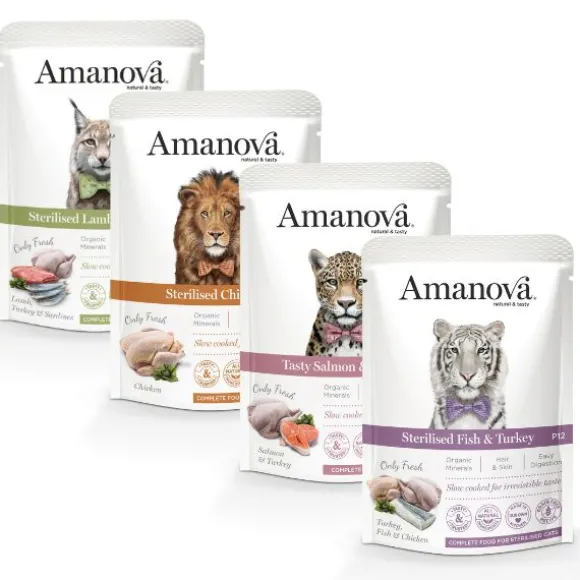 Amanova Cat Umido Sterilised Grain Free 85 gr