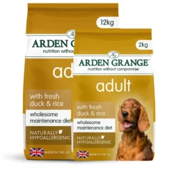 Arden Grange Hypoallergenic Dog Adult All breeds Anatra e riso