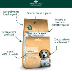 Arden Grange Hypoallergenic Dog Adult All breeds Maiale e riso