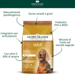 Arden Grange Hypoallergenic Dog Adult All breeds Anatra e riso