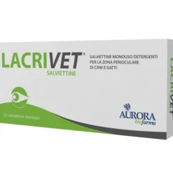 Aurora Biofarma Lacrivet Salviettine Monouso cane e gatto