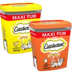 Catisfactions snack per gatti Maxi Tub 350 gr