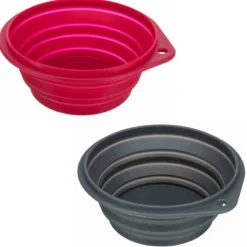 Ciotola da viaggio pieghevole in silicone Trixie