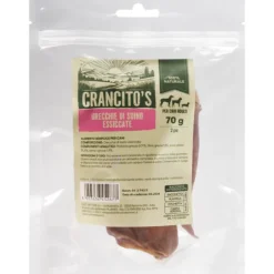 Crancito's snack naturale Dog Adult Orecchie di Suino
