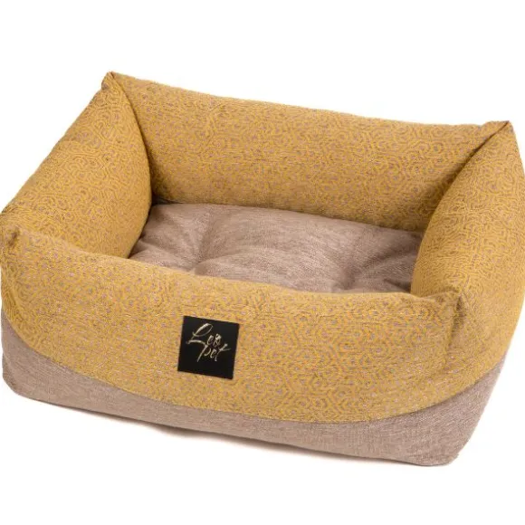 Cuccia rettangolare Elba Gold Hexagon Range Premium Leopet