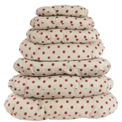 Cuscino ovale con impunture Pois Nasonero