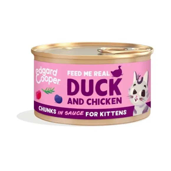 Edgard & Cooper Cat Kitten Bocconcini in salsa Grain Free 85 gr