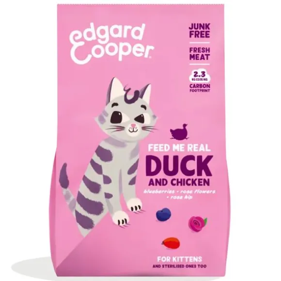 Edgard & Cooper Cat Kitten Grain Free Anatra e pollo