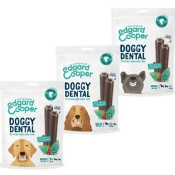 Edgard & Cooper Doggy Dental menta e fragola Grain Free