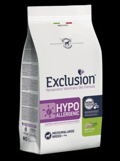 Exclusion Diet Hypoallergenic Medium/Large Breed Insetti e Piselli