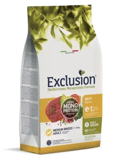 Exclusion Mediterraneo Adult Medium Breed Manzo