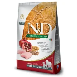 Farmina N&D Ancestral Grain Senior Medium/Maxi Pollo e Melograno