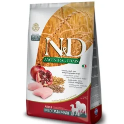 Farmina N&D Ancestral Grain Adult Medium/Maxi Pollo e Melograno