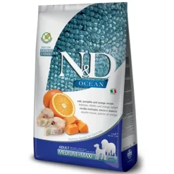 Farmina N&D Ocean Canine Adult Medium/Maxi Merluzzo Zucca e Arancia