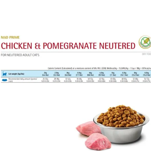 Farmina N&D Prime Feline Neutered Grain Free Pollo e Melograno