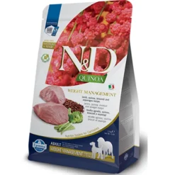 Farmina N&D Quinoa Canine Weight Management Adult Medium/Maxi Agnello