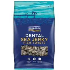Fish4Dogs Sea Jerky Fish Twists (pelle essiccata)