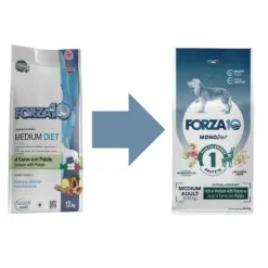 Forza10 MonoDiet Medium Adult Low Grain Hypoallergenic Cervo con patate