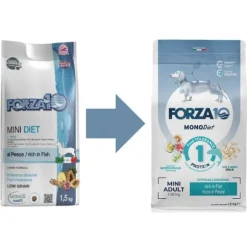 Forza10 MonoDiet Mini Adult Low Grain Hypoallergenic Pesce