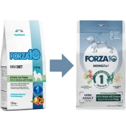 Forza10 MonoDiet Mini Adult Low Grain Hypoallergenic Cervo con patate