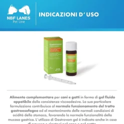 Gastrovom Gel gastroprotettore per cani e gatti NBF Lanes
