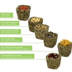 Gimbi I Cestini Snack Grain Free per conigli