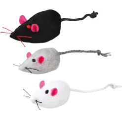Gioco Mouse in Peluche Longhair Pad con campanellino Trixie