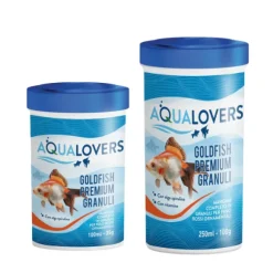 Goldfish premium Aqualovers Mangime completo in granuli per pesci rossi ornamentali