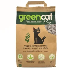 GreenCat Plus lettiera vegetale e agglomerante per gatti Cereali e erba medica