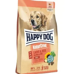 Happy Dog NaturCroq Adult All Breeds Salmone e riso
