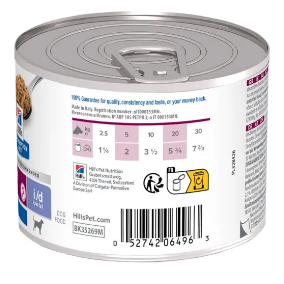 Hill's Prescription Diet i/d low fat Canine 200 gr