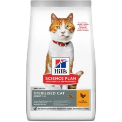 Hill's Science Plan Adult Sterilised Cat Alimento per Gatti al Pollo