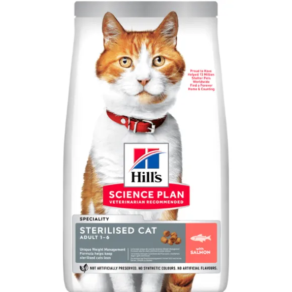 Hill's Science Plan Adult Sterilised Cat Alimento per Gatti con Salmone