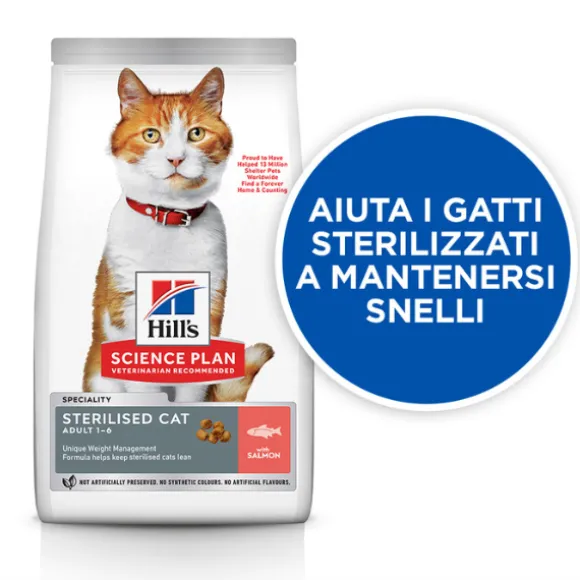 Hill's Science Plan Adult Sterilised Cat Alimento per Gatti con Salmone