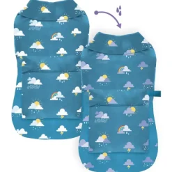 Impermeabile per cani cambia colore con l'acqua Clouds Croci