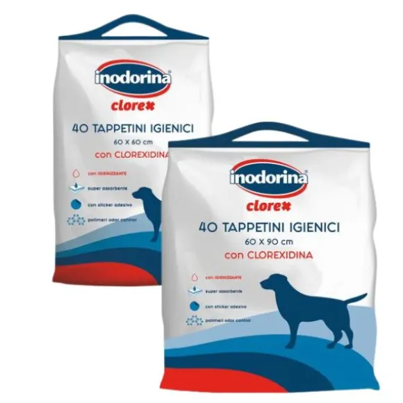 Inodorina Tappetini assorbenti igienici per cani Clorex