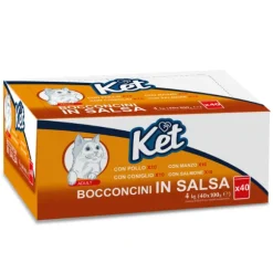 Ket Adult Bocconcini in salsa multipack 40x100 gr