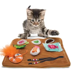 Kong tappettino interattivo per gatti con Catnip Sushi