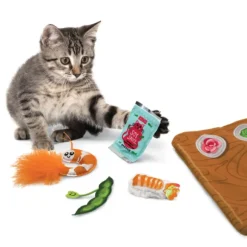 Kong tappettino interattivo per gatti con Catnip Sushi