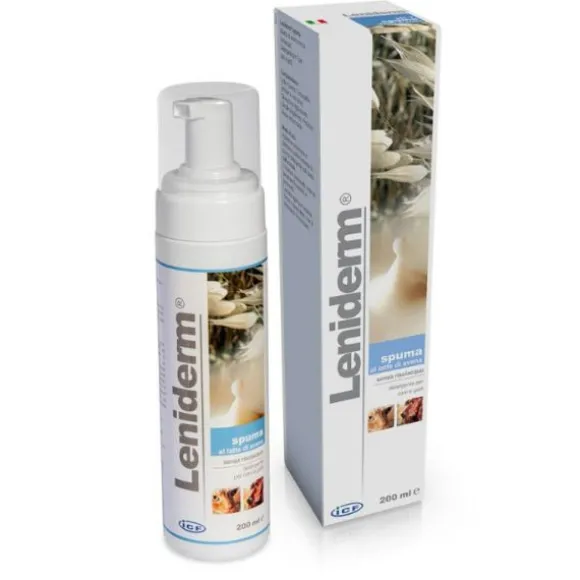 Leniderm Spuma dermatologica Cute sensibile e irritata ICF per cani e gatti
