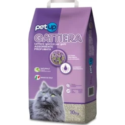 Lettiera assorbente naturale profumata Gattiera PetUp