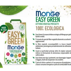 Lettiera vegetale ecologica Monge Easy Green