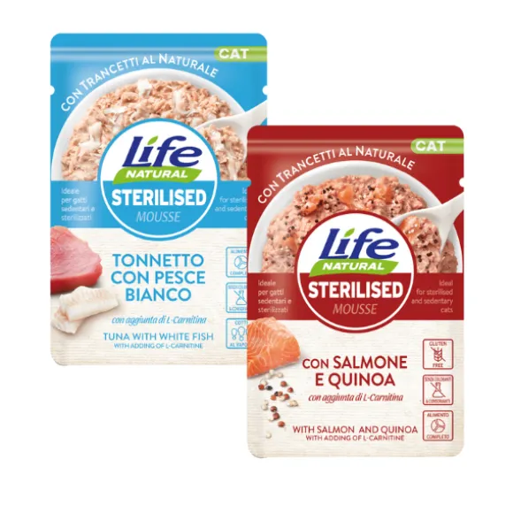 Life Cat Natural Sterilised Bustine 70 gr
