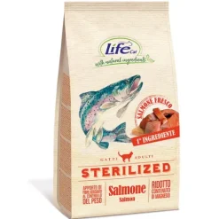 Life Cat Sterilized con Salmone
