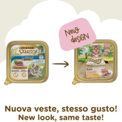 Mister Stuzzy Cat Kitten con Pollo